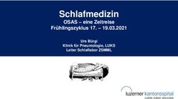 Schlafmedizin OSAS - eine Zeitreise Fr&uuml;hlingszyklus 17 19.03.2021 - Urs B&uuml;rgi Klinik f&uuml;r Pneumologie, LUKS
