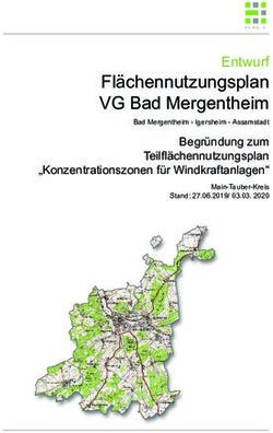 Fl&auml;chennutzungsplan VG Bad Mergentheim - Entwurf Teilfl&auml;chennutzungsplan - Assamstadt