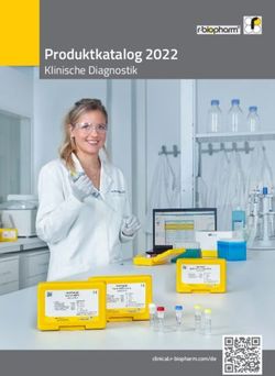 Produktkatalog 2022 Klinische Diagnostik - clinical.r-biopharm.com/de - R-Biopharm AG