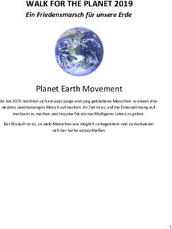 WALK FOR THE PLANET 2019 - Ein Friedensmarsch für unsere Erde - GLS Bank Futopolis