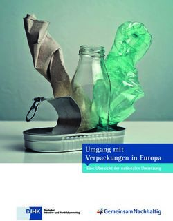 Umgang mit Verpackungen in Europa - Eine &Uuml;bersicht der nationalen Umsetzung GemeinsamNachhaltig