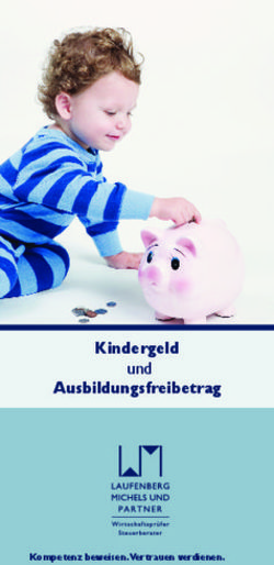 Kindergeld Ausbildungsfreibetrag - und Kompetenz beweisen. Vertrauen verdienen.