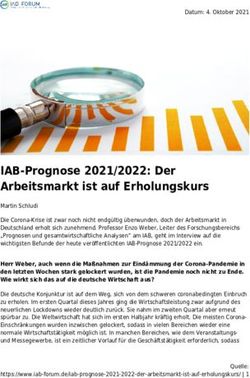 IAB-Prognose 2021/2022: Der Arbeitsmarkt ist auf Erholungskurs