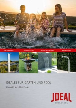 IDEALES F&Uuml;R GARTEN UND POOL - SCH&Ouml;NES AUS EDELSTAHL