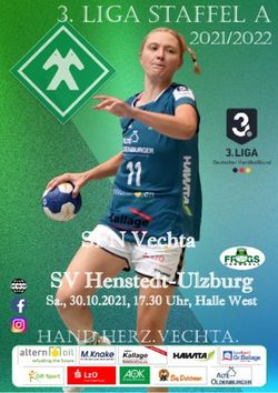 SFN Vechta SV Henstedt-Ulzburg - Sa., 30.10.2021, 17.30 Uhr, Halle West - Liga Staffel A