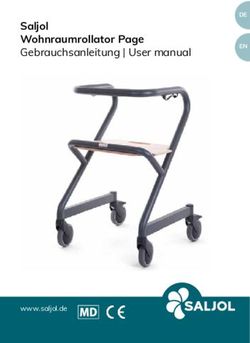 Saljol Wohnraumrollator Page Gebrauchsanleitung | User manual - DE EN