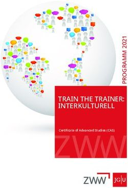 TRAIN THE TRAINER: INTERKULTURELL - Certificate of Advanced Studies (CAS) - ZWW Uni Mainz