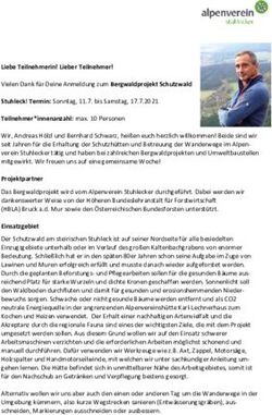 Liebe Teilnehmerin! Lieber Teilnehmer! - &Ouml;sterreichischer Alpenverein