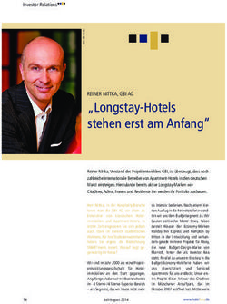 Longstay-Hotels stehen erst am Anfang