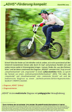 "ADHS"- F&ouml;rderung kompakt Stand Mai 2012