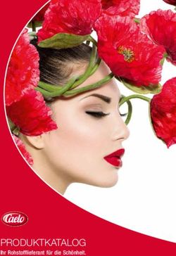 PRODUKTKATALOG Ihr Rohstofflieferant f&uuml;r die Sch&ouml;nheit - Caesar & Loretz GmbH