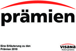 Pr&auml;mien Eine Erl&auml;uterung zu den Pr&auml;mien 2018 - Visana