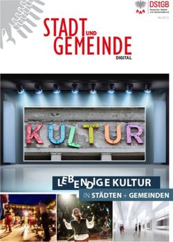 STADT GEMEINDE - L EKULTUR - Deutscher St&auml;dte- und ...