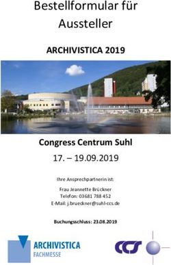 Bestellformular f&uuml;r Aussteller - ARCHIVISTICA 2019 Congress Centrum Suhl 17 19.09.2019