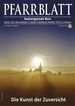 PFARRBLATT - Die Kunst der Zuversicht - Seelsorgeraum Rein - Stift Rein