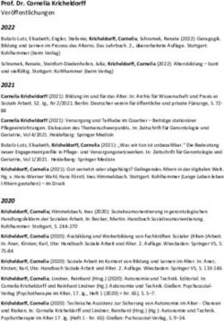 Prof. Dr. Cornelia Kricheldorff Ver&ouml;ffentlichungen