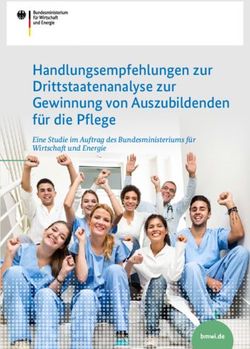 Handlungsempfehlungen zur Drittstaatenanalyse zur Gewinnung von Auszubildenden für die Pflege - Eine Studie im Auftrag des Bundesministeriums für ...