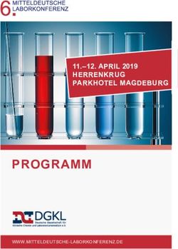 PROGRAMM 11.-12. APRIL 2019 HERRENKRUG PARKHOTEL MAGDEBURG - mitteldeutsche-laborkonferenz.de
