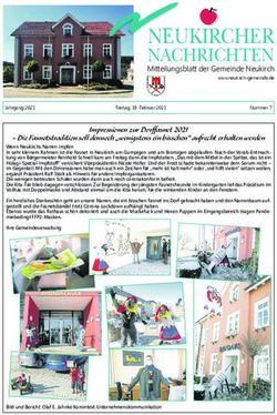 NEUKIRCHER NACHRICHTEN - Mitteilungsblatt der Gemeinde Neukirch