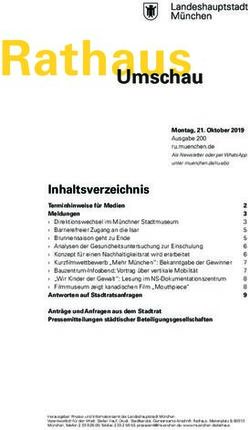 Inhaltsverzeichnis - muenchen.de