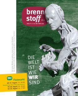 DIE WELT IST WIE WIR SIND - Brennstoff