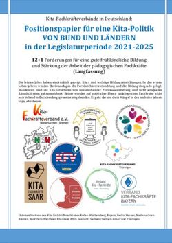 VON BUND UND L&Auml;NDERN Positionspapier f&uuml;r eine Kita-Politik