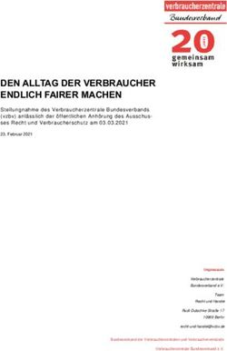 DEN ALLTAG DER VERBRAUCHER ENDLICH FAIRER MACHEN
