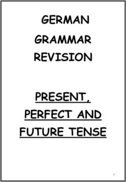 GERMAN GRAMMAR REVISION - PRESENT, PERFECT AND FUTURE TENSE