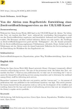 Von der Aktion zum Regelbetrieb: Entwicklung eines Zweitveröffentlichungsservices an der UB/LMB Kassel