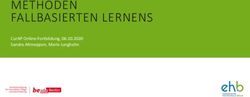 METHODEN FALLBASIERTEN LERNENS - CurAP Online-Fortbildung, 06.10.2020 Sandra Altmeppen, Marie Junghahn - Evangelische ...