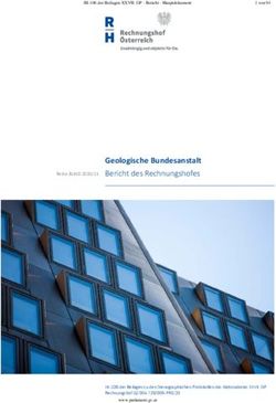 Geologische Bundesanstalt - Bericht des Rechnungshofes - &Ouml;sterreichisches Parlament