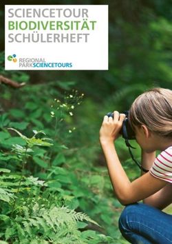 Sciencetour biodiversit&auml;t sch&uuml;lerheft - Regionalpark RheinMain