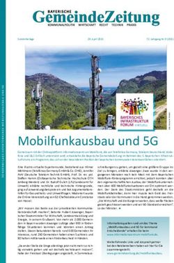 Mobilfunkausbau und 5G - Bayerische GemeindeZeitung