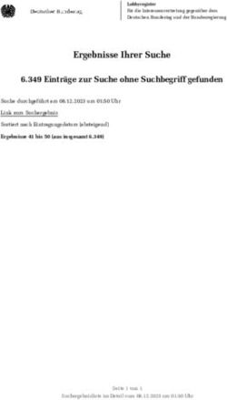 Ergebnisse Ihrer Suche 6.349 Eintr&auml;ge zur Suche ohne Suchbegriff gefunden - Lobbyregister