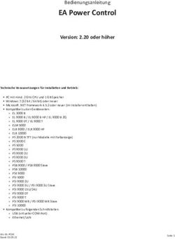 EA Power Control Version: 2.20 oder h&ouml;her - Bedienungsanleitung