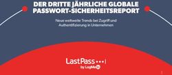 DER DRITTE J&Auml;HRLICHE GLOBALE PASSWORT-SICHERHEITSREPORT - Neue weltweite Trends bei Zugriff und Authentifizierung in Unternehmen