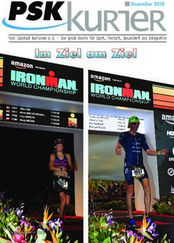 PSKkuRieR Dezember 2018 - Post S&uuml;dstadt Karlsruhe e.V - Der gro&szlig;e Verein f&uuml;r Sport, Freizeit, Gesundheit und Integration - Post S&uuml;dstadt ...