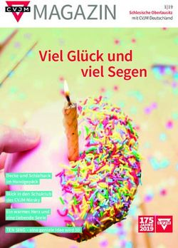 MAGAZIN Viel Gl&uuml;ck und - CVJM Schlesische Oberlausitz eV