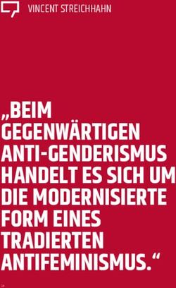 "BEIM GEGENWÄRTIGEN ANTI-GENDERISMUS HANDELT ES SICH UM DIE MODERNISIERTE FORM EINES TRADIERTEN ANTIFEMINISMUS." - VINCENT STREICHHAHN