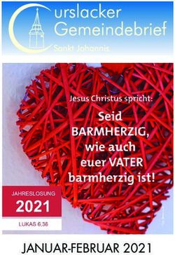 JANUAR-FEBRUAR 2021 - Kirche Curslack