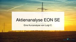 Aktienanalyse EON SE Eine Kurzanalyse von Luigi C - Modern Value Investing