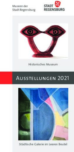 Ausstellungen 2021 - Museen der Stadt Regensburg