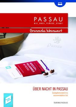 ÜBER NACHT IN PASSAU Gastgeberverzeichnis accommodation list - TOURISMUS.PASSAU.DE - Stadt Passau