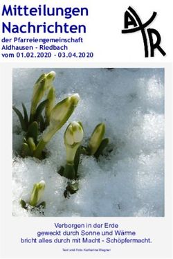 Mitteilungen Nachrichten - der Pfarreiengemeinschaft Aidhausen - Riedbach vom 01.02.2020 03.04.2020 - Gemeinde Riedbach