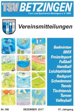 Vereinsmitteilungen Turn- und Sportverein Betzingen e.V. 1889 - DEZEMBER 2017 - TSV Betzingen