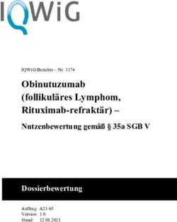 Obinutuzumab (follikuläres Lymphom, Rituximab-refraktär)- Nutzenbewertung gemäß 35a SGB V Dossierbewertung - Nutzenbewertung gemäß ...