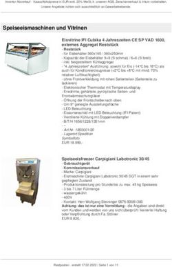 Speiseeismaschinen und Vitrinen
