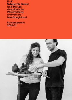 Schule für Kunst und Design - Gestalterische Weiterbildung und Vorkurs berufsbegleitend Kursprogramm 2020 / 21 - Visarte