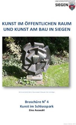 KUNST IM &Ouml;FFENTLICHEN RAUM UND KUNST AM BAU IN SIEGEN - Brosch&uuml;re No 4 Kunst im Schlosspark - Stadt Siegen
