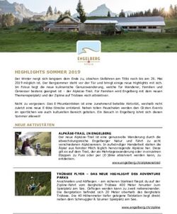 HIGHLIGHTS SOMMER 2019 - Engelberg-Titlis